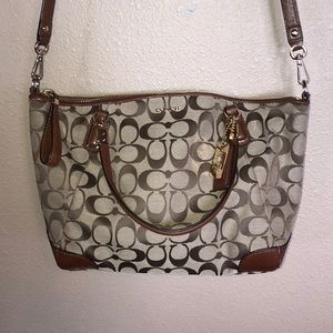 Coach crossbody purse with handles